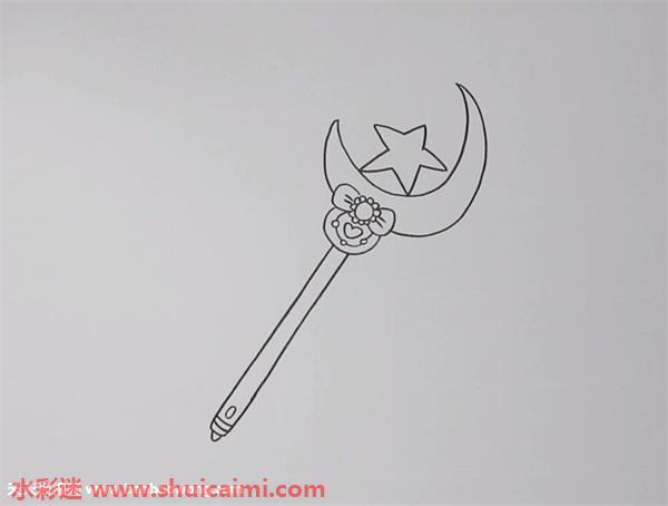 魔法棒怎么画 魔法棒简笔画彩色