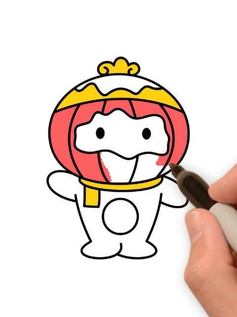 雪容融简笔画 雪容融简笔画怎么画