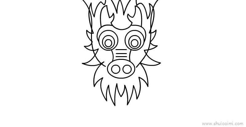 简易龙儿童画怎么画 简易龙简笔画顺序