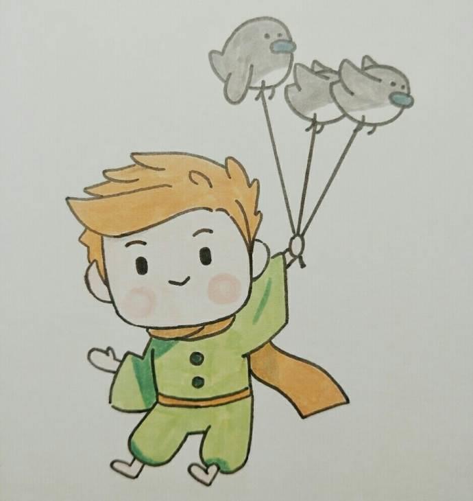 小王子简笔画 小王子简笔画简单又漂亮