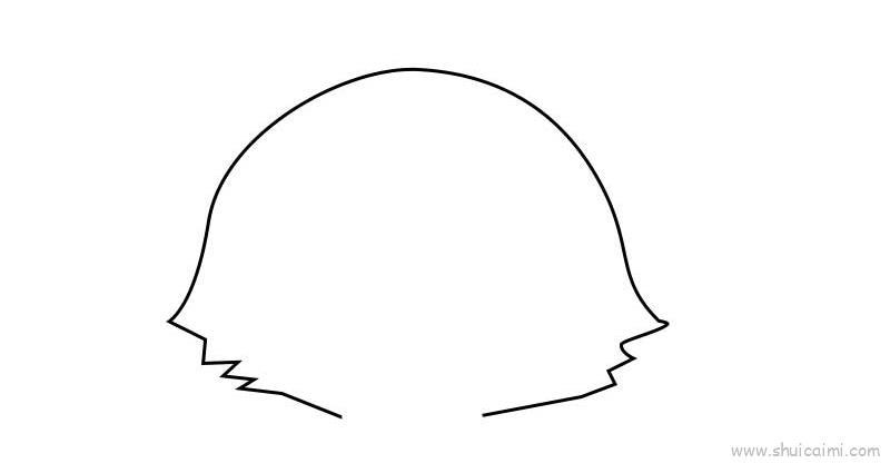 狼头儿童画怎么画 狼头简笔画步骤