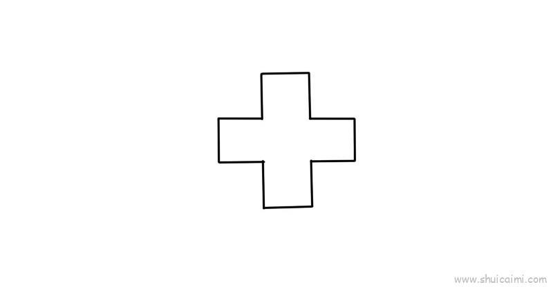 红十字儿童画怎么画 红十字简笔画图片大全