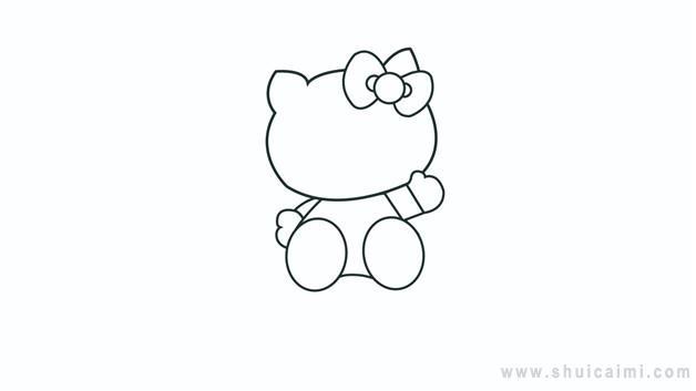 hello kitty简笔画怎么画 hello kitty简笔画简单又好看