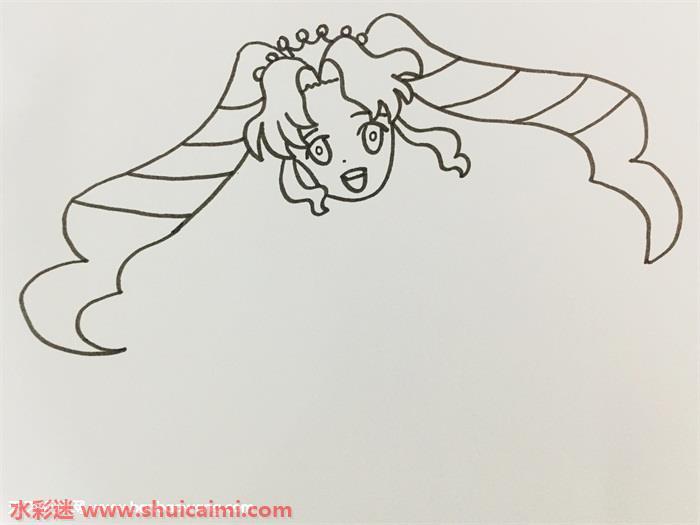 彩俐公主怎么画 彩俐公主简笔画画法