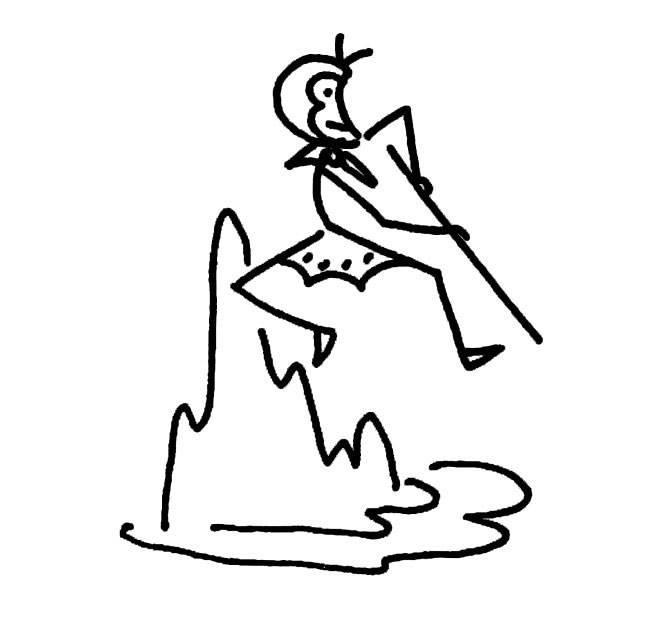简笔画孙悟空 简笔画孙悟空图片大全