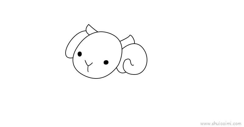 小羊教程儿童画怎么画 小羊教程简笔画步骤