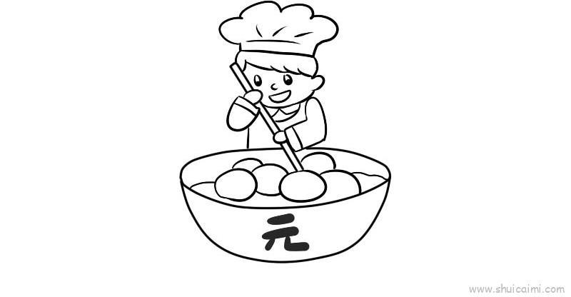 元旦儿童画怎么画 元旦简笔画简单又好看