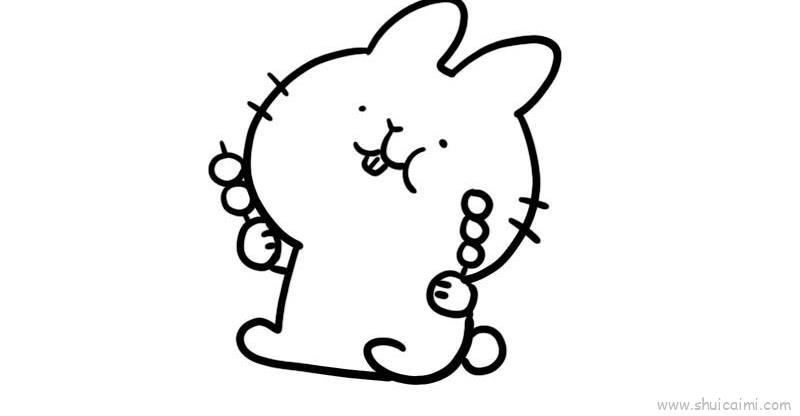 吃糖葫芦儿童画怎么画 吃糖葫芦简笔画简单又好看