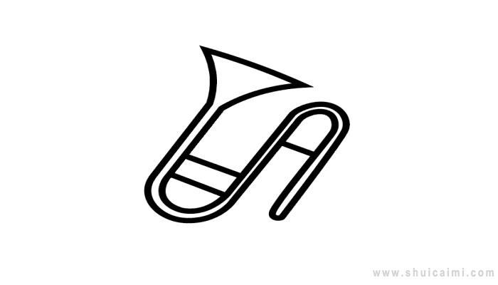 长号简笔画怎么画 长号简笔画图片大全