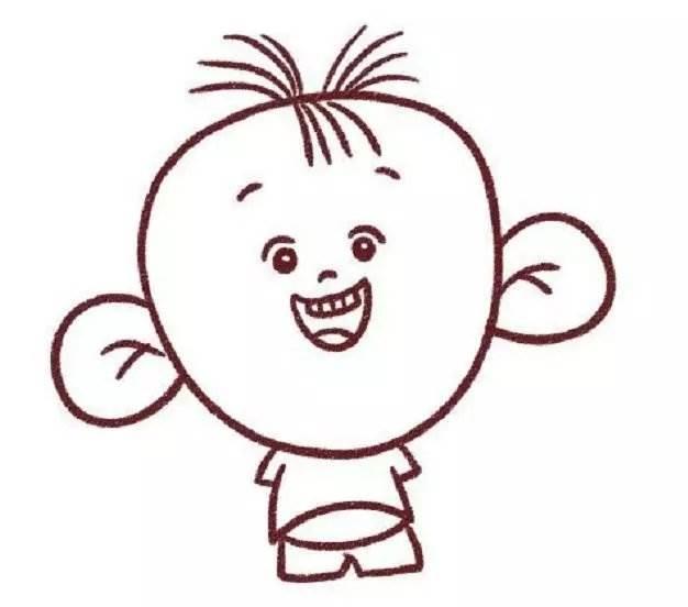 动画人物的简笔画 动画人物的简笔画带颜色
