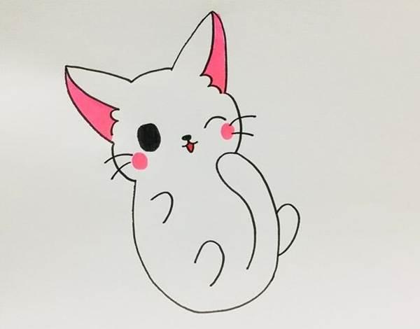 小猫咪简笔画 小猫咪简笔画图片大全