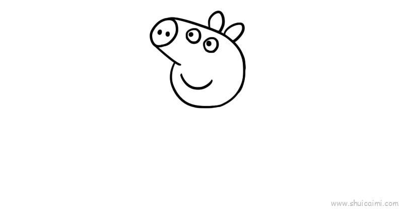 小猪佩奇教学儿童画怎么画 小猪佩奇教学简笔画画法