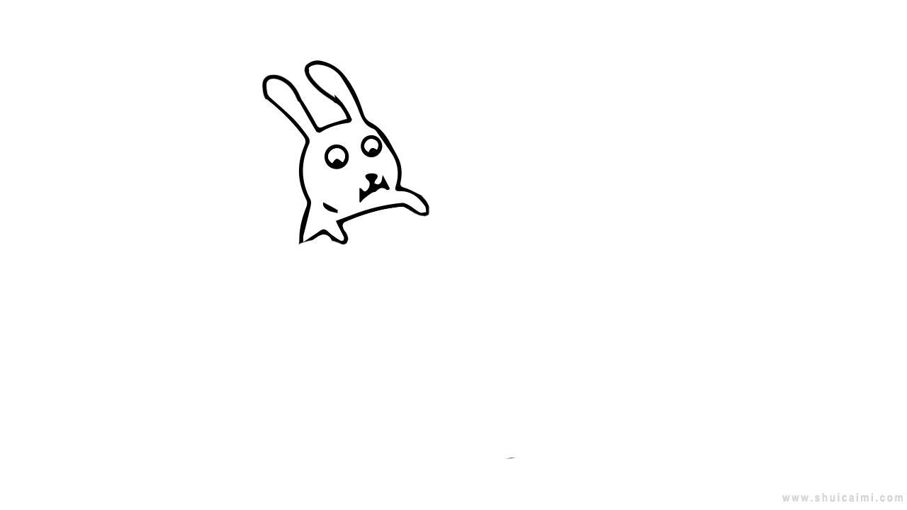 兔子抱月饼简笔画怎么画 兔子抱月饼简笔画画法
