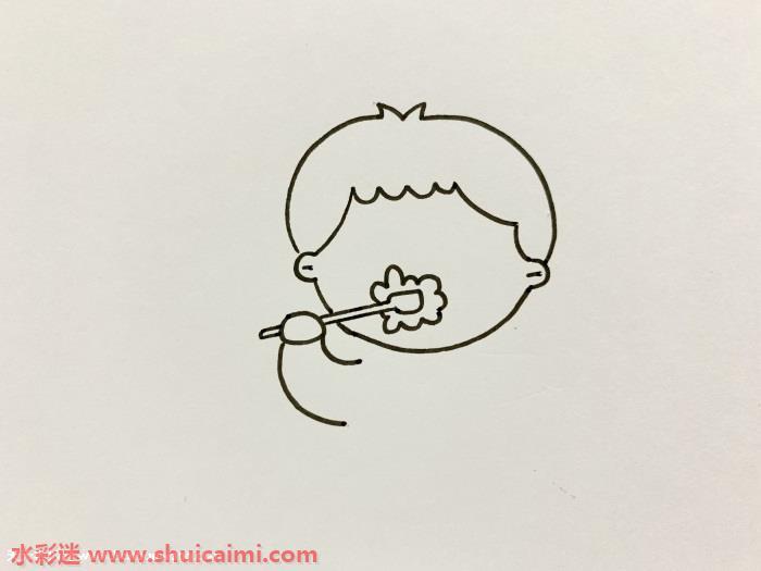 儿童刷牙怎么画 儿童刷牙简笔画步骤图