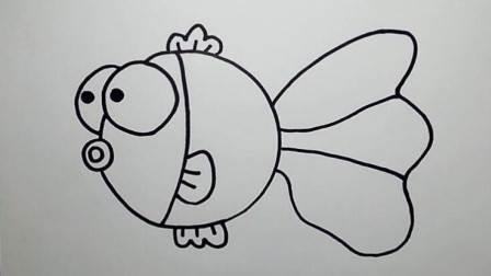 小金鱼简笔画 小金鱼简笔画彩色