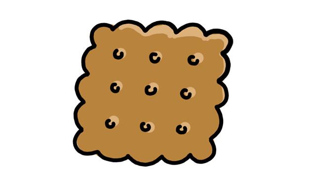 饼干简笔画怎么画 饼干简笔画好看