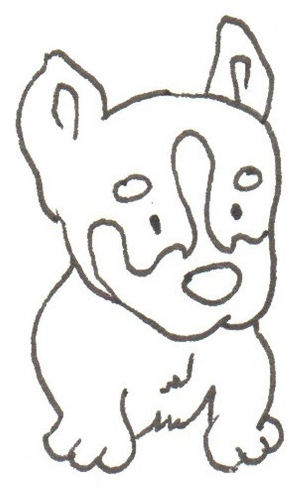 哈士奇的简笔画怎么画 哈士奇的简笔画图片大全