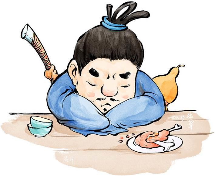 武松简笔画 武松简笔画简单