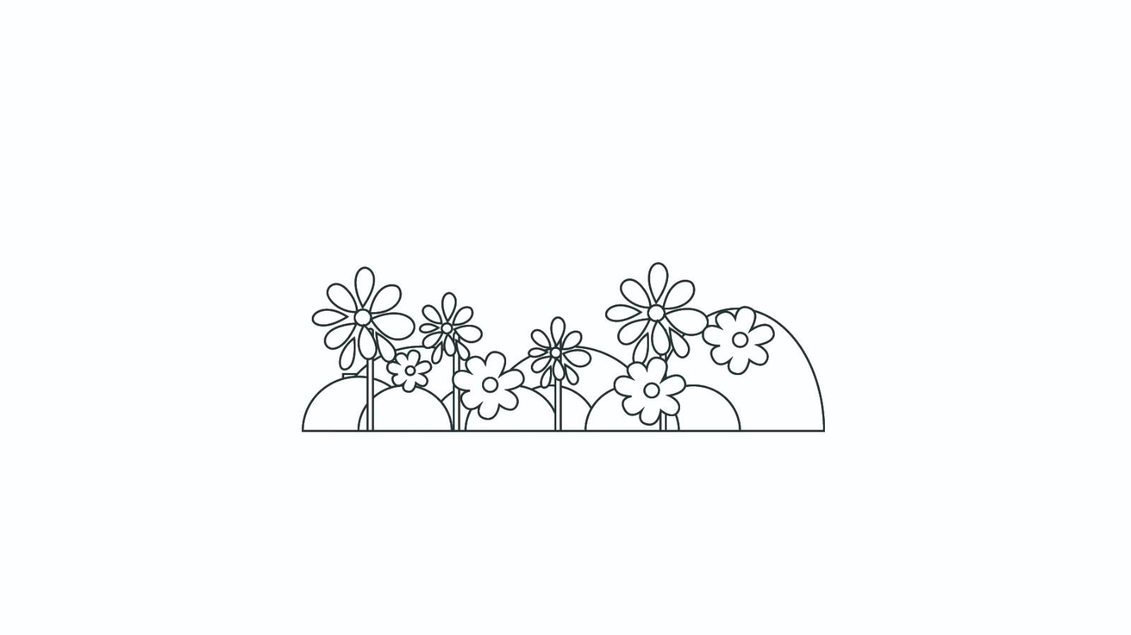 花园简笔画怎么画 花园简笔画简单又好看