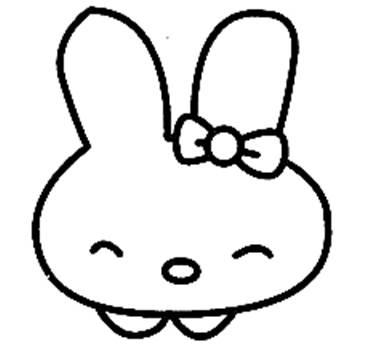 小兔子的简笔画图片大全 小兔子的简笔画图片大全大图