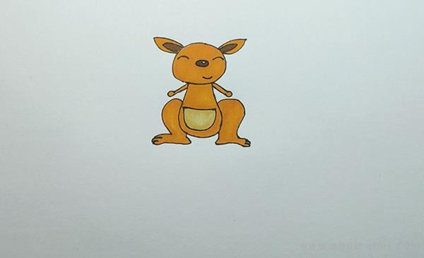 袋鼠简笔画怎么画 袋鼠简笔画步骤