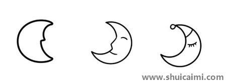 简单的月亮简笔画