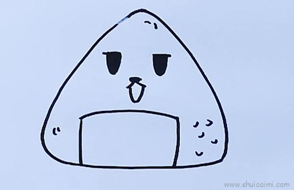 饭团儿童画怎么画 饭团简笔画简单又好看