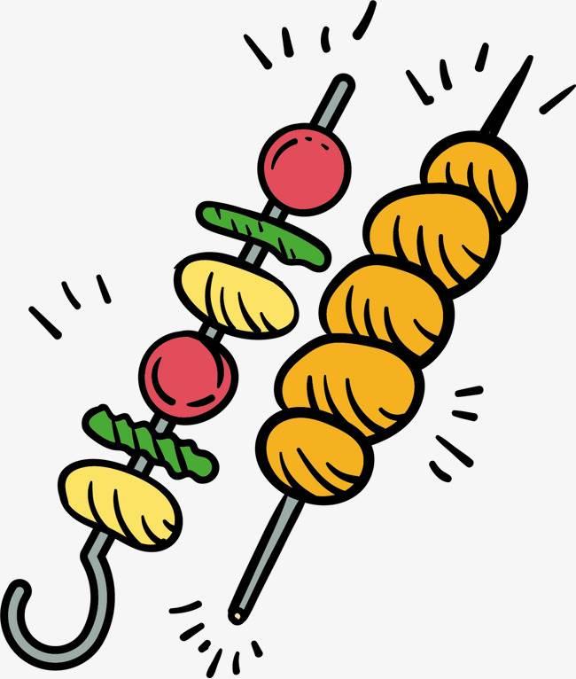 烧烤的简笔画图片大全 烧烤的简笔画图片大全可爱