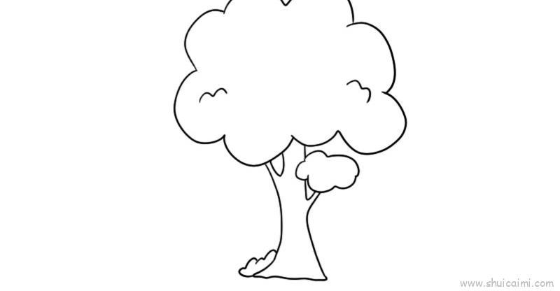 大树教程儿童画怎么画 大树教程简笔画简单