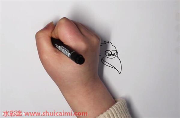乌鸦怎么画 乌鸦简笔画画法