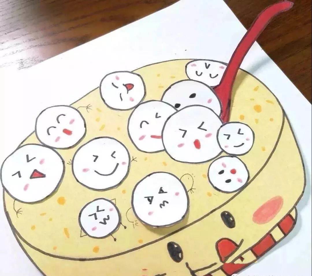 元宵节的画画简单漂亮 元宵节画画作品图片