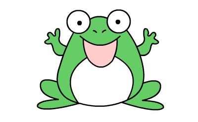 简笔青蛙的画法（青蛙画法步骤）