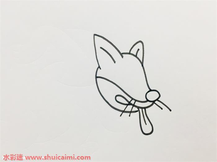 黄鼠狼怎么画 黄鼠狼简笔画简单彩色