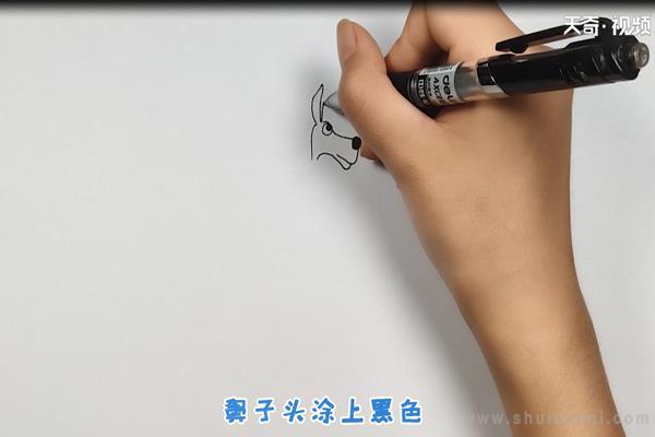 袋鼠简笔画怎么画 袋鼠简笔画顺序