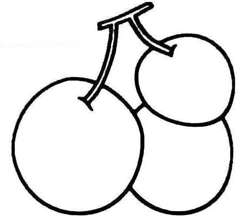 樱桃的简笔画图片大全 樱桃的简笔画图片大全可爱