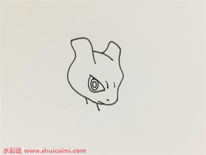 超梦怎么画 超梦简笔画简单