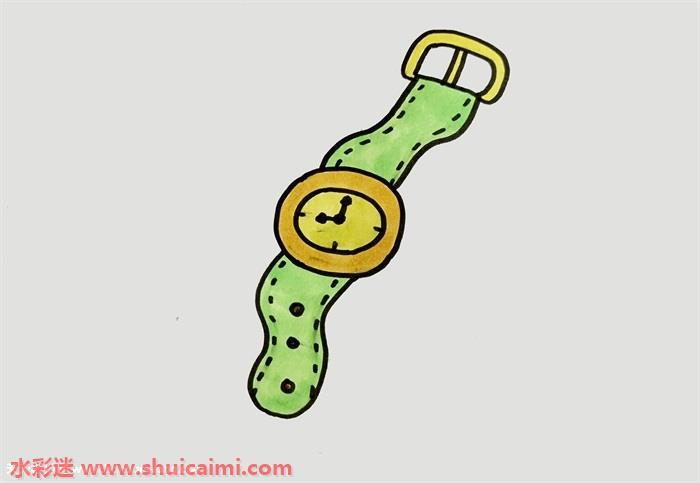 手表简笔画怎么画画法