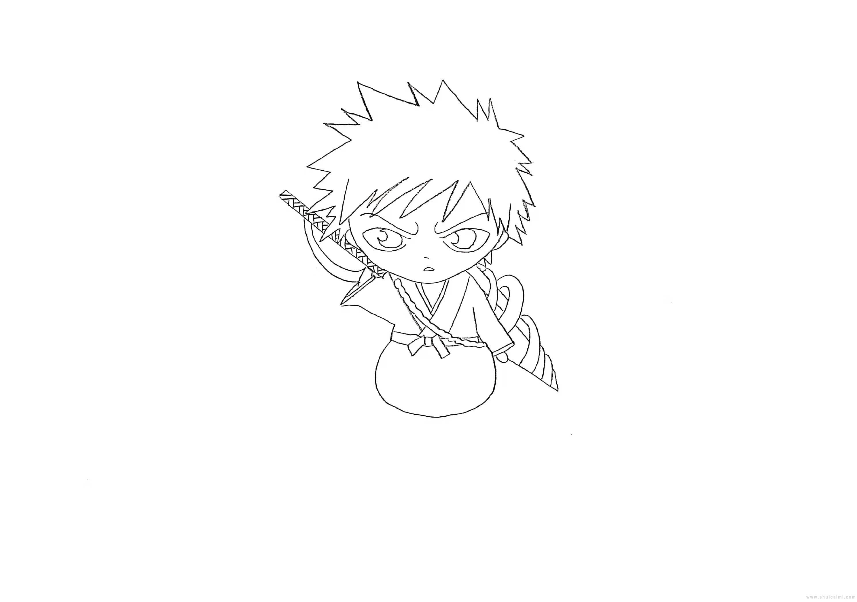 死神简笔画怎么画 死神简笔画画法