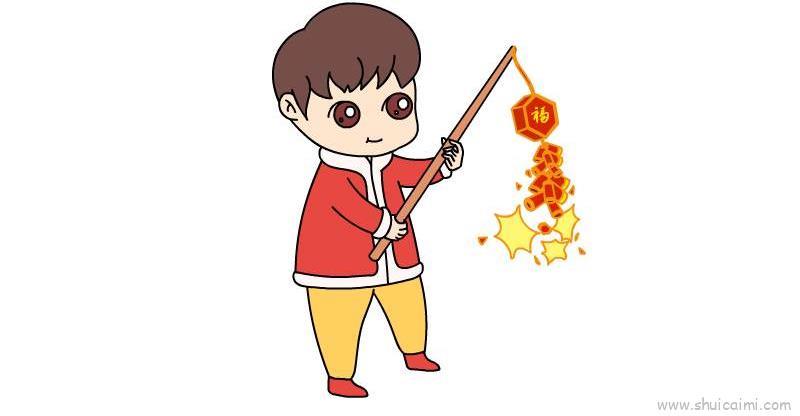 春节儿童画怎么画 春节简笔画简单又好看