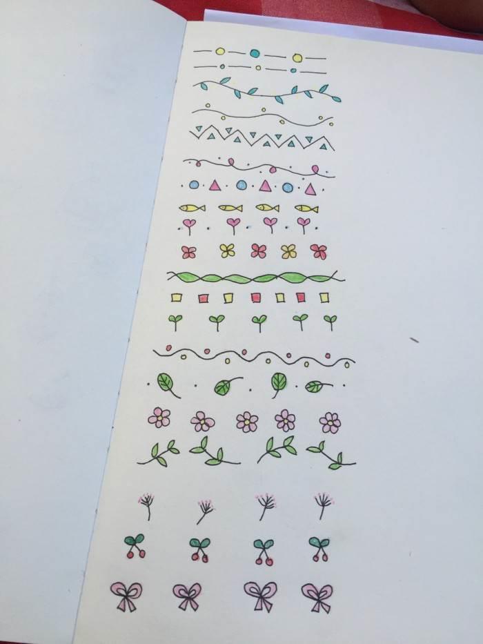 花边简笔画 花边简笔画边框