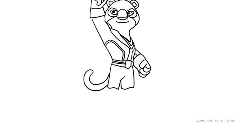 宇宙护卫队彩虹儿童画怎么画 宇宙护卫队彩虹简笔画简单又好看