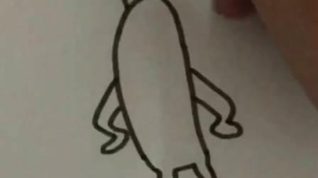痞老板简笔画 痞老板简笔画带颜色