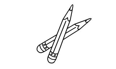 铅笔的画法简笔画图片大全-简笔铅笔的画法最简单