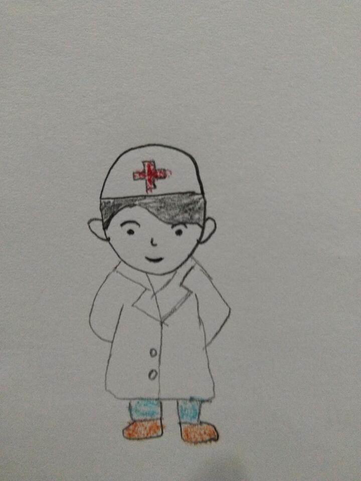 医生的简笔画 医生的简笔画儿童画
