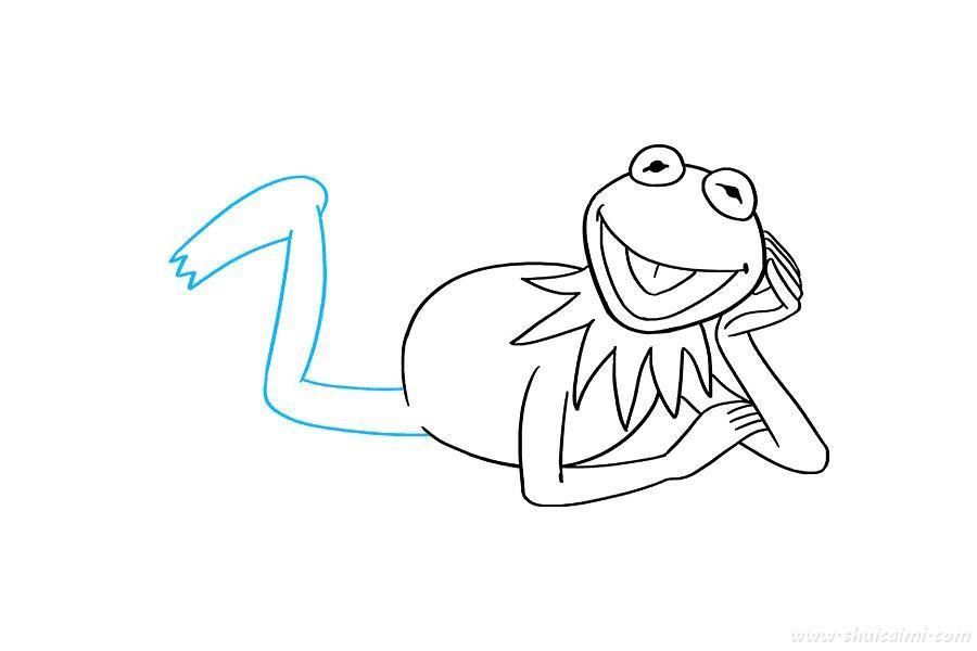青蛙克米特怎么画 青蛙克米特简笔画简单又漂亮彩色