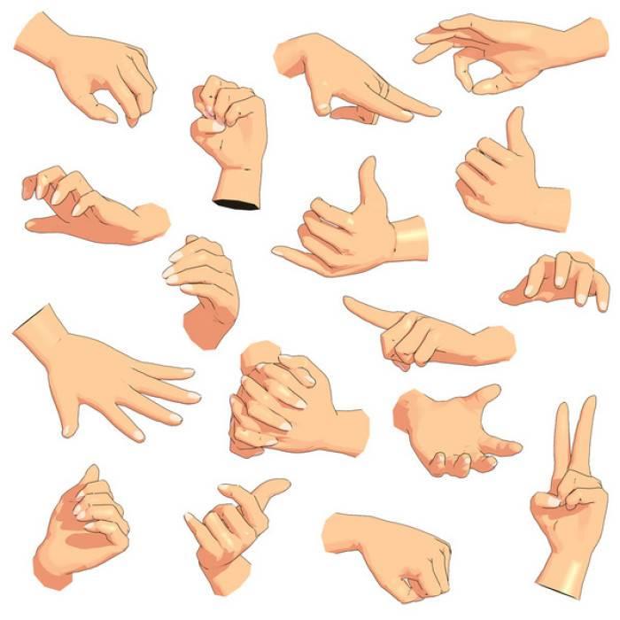 手的简笔画 手的简笔画图片幼儿