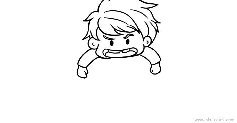 夏至吃西瓜儿童画怎么画 夏至吃西瓜简笔画画法