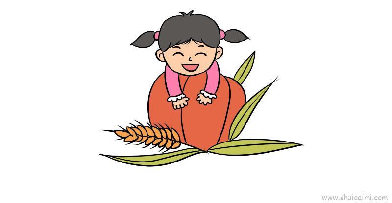 芒种教程儿童画怎么画 芒种教程简笔画图片