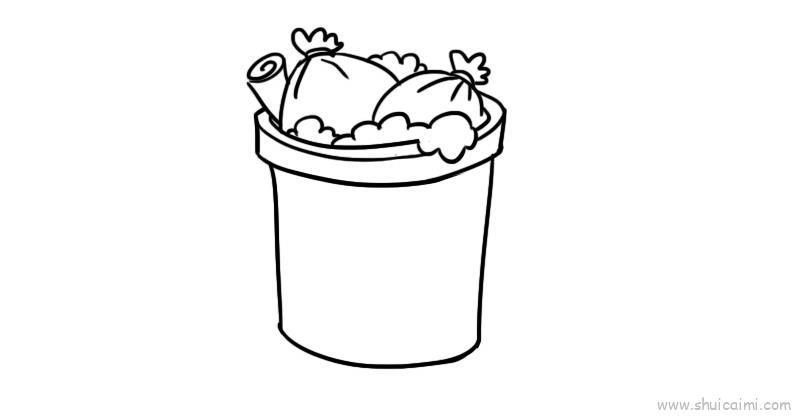 垃圾儿童画怎么画 垃圾简笔画画法