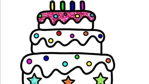 蛋糕图片简笔画 蛋糕图片简笔画涂色